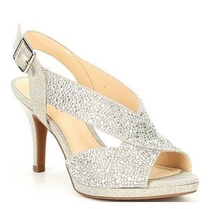 alex marie rinestone heels size 9.5
